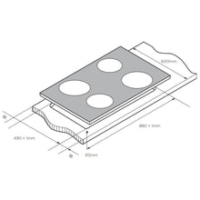 Load image into Gallery viewer, WESTINGHOUSE WHC942BA 90cm Ceramic Electric Cooktop