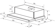 Load image into Gallery viewer, Euromaid RS6W 60cm Retractable Rangehood