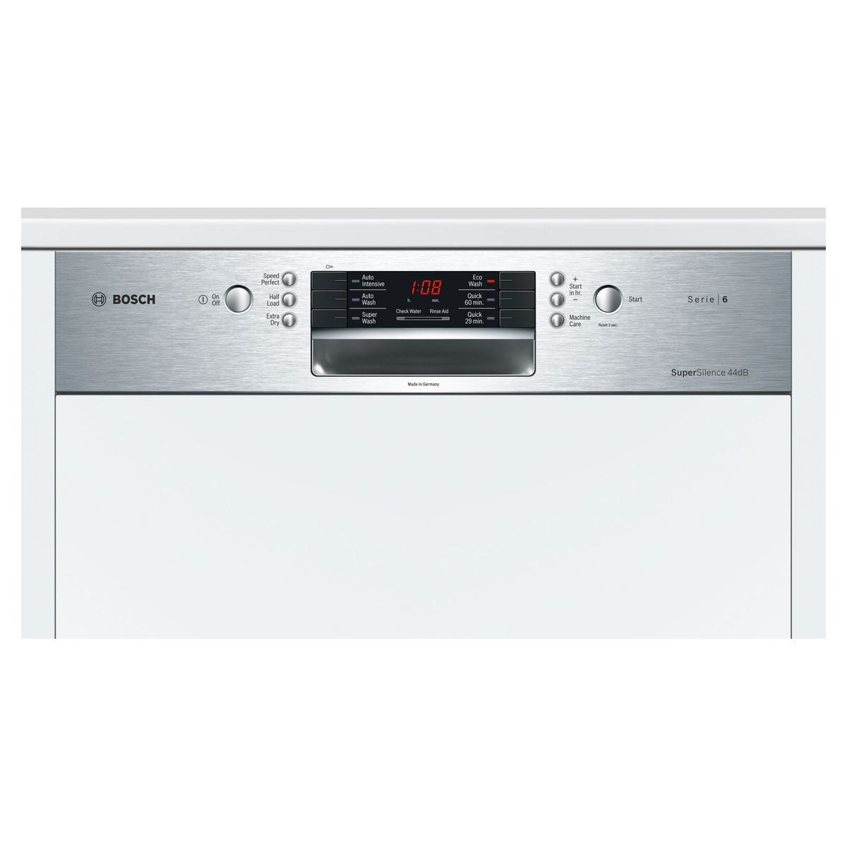 Bosch SMI66JS01A Serie 6 SemiIntegrated Dishwasher Stove Doctor