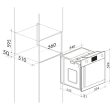 Load image into Gallery viewer, ARTUSI AOS652X 60cm Built-In Single Oven
