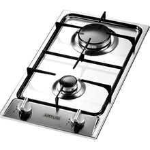 Load image into Gallery viewer, Artusi AGH30XFFD 30cm Stainless Steel Gas Cooktop
