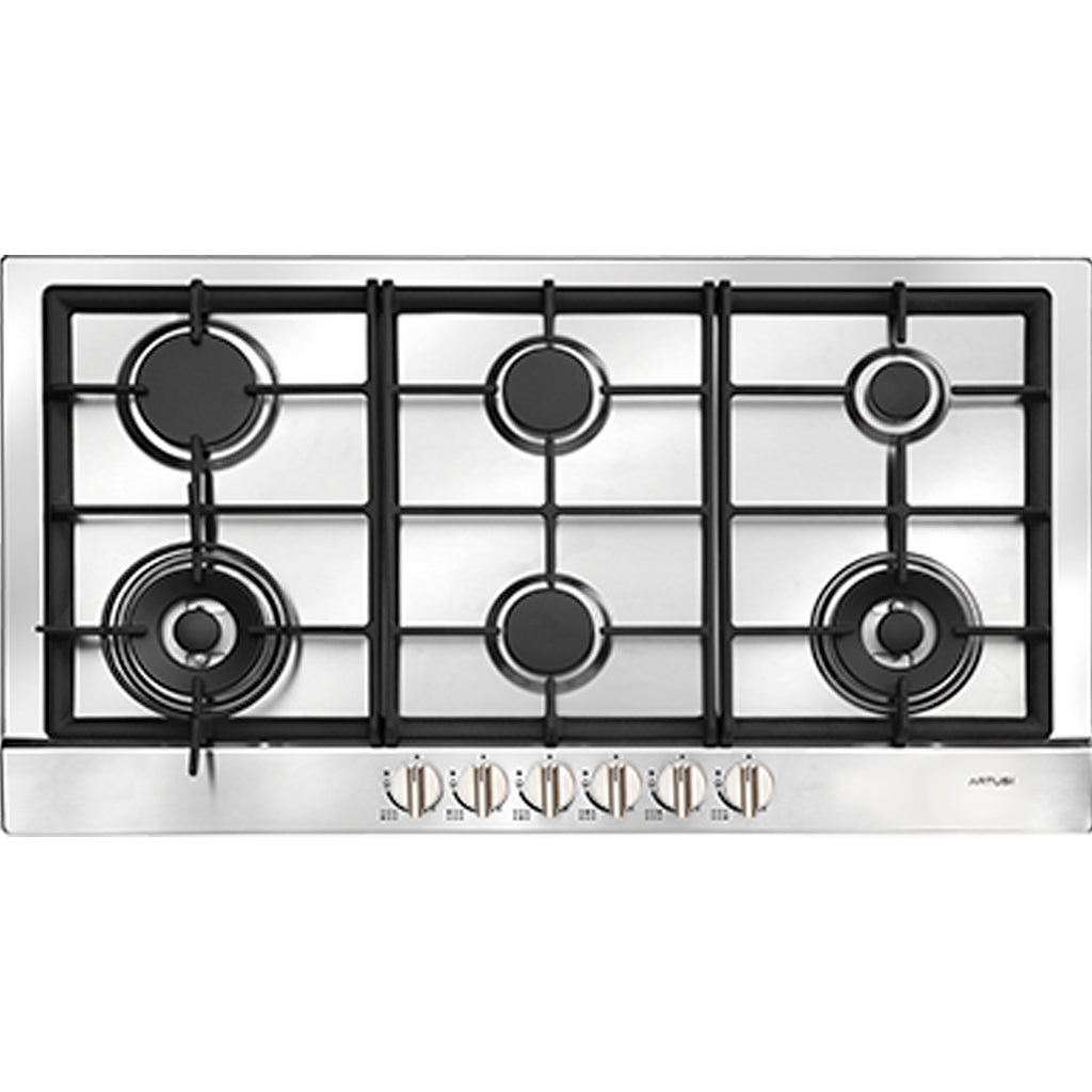 Artusi AGH90XFFD 90cm Stainless Steel Gas Cooktop