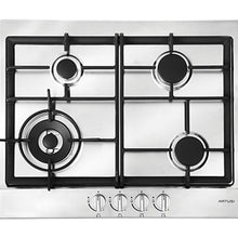 Load image into Gallery viewer, Artusi AGH65X 60cm Stainless Steel Gas Cooktop

