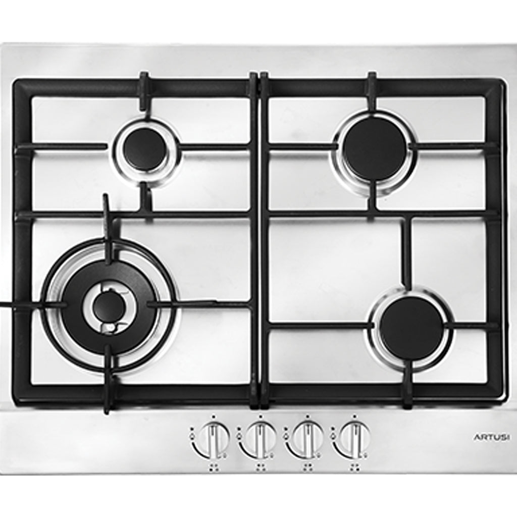 Artusi AGH65X 60cm Stainless Steel Gas Cooktop