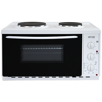 Artusi AOMK1 22L Vulcan Benchtop Oven with Cooktop - Stove Doctor