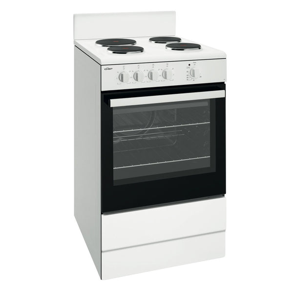 Chef CFE532WB 54cm Electric Freestanding Stove - Stove Doctor