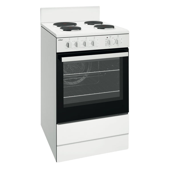 Chef CFE536WB 54cm Electric Freestanding Stove - Stove Doctor