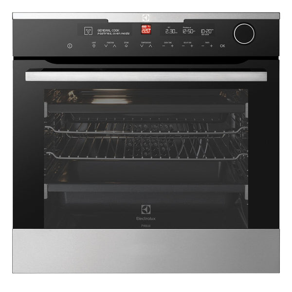 ELECTROLUX EVEP618SC 60CM Electric Built-In Pyrolytic Oven - Stove Doctor