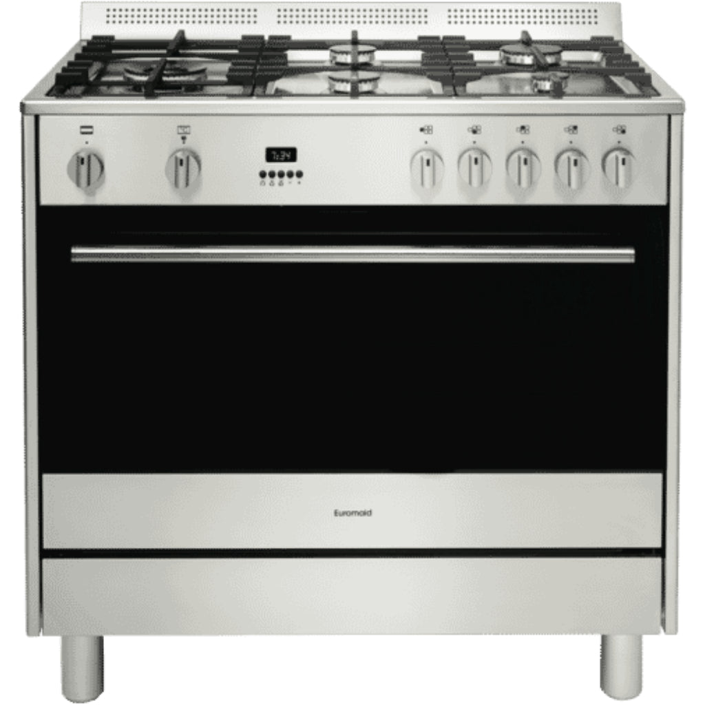 Euromaid EDF90S 90cm Dual Fuel Upright Cooker