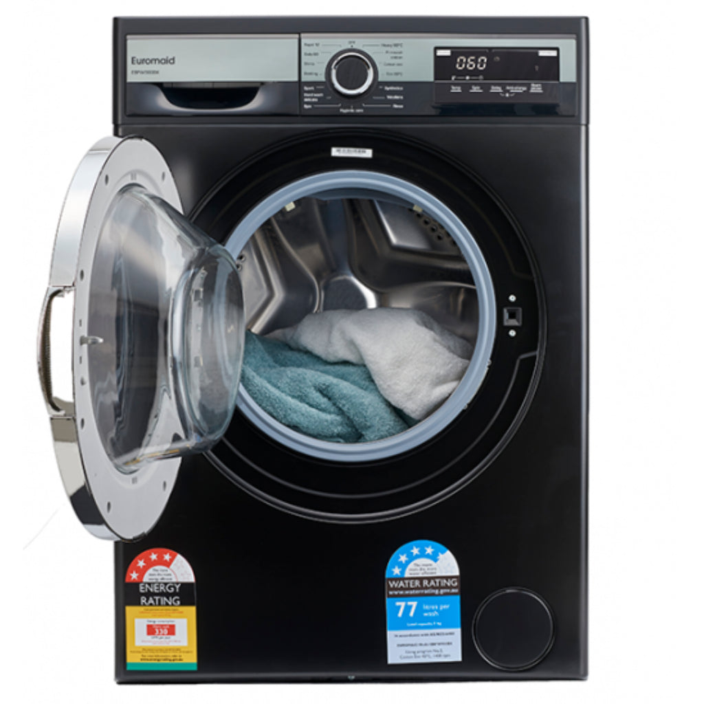 Euromaid EBFW900BK 9kg Front Load Washing Machine Stove Doctor