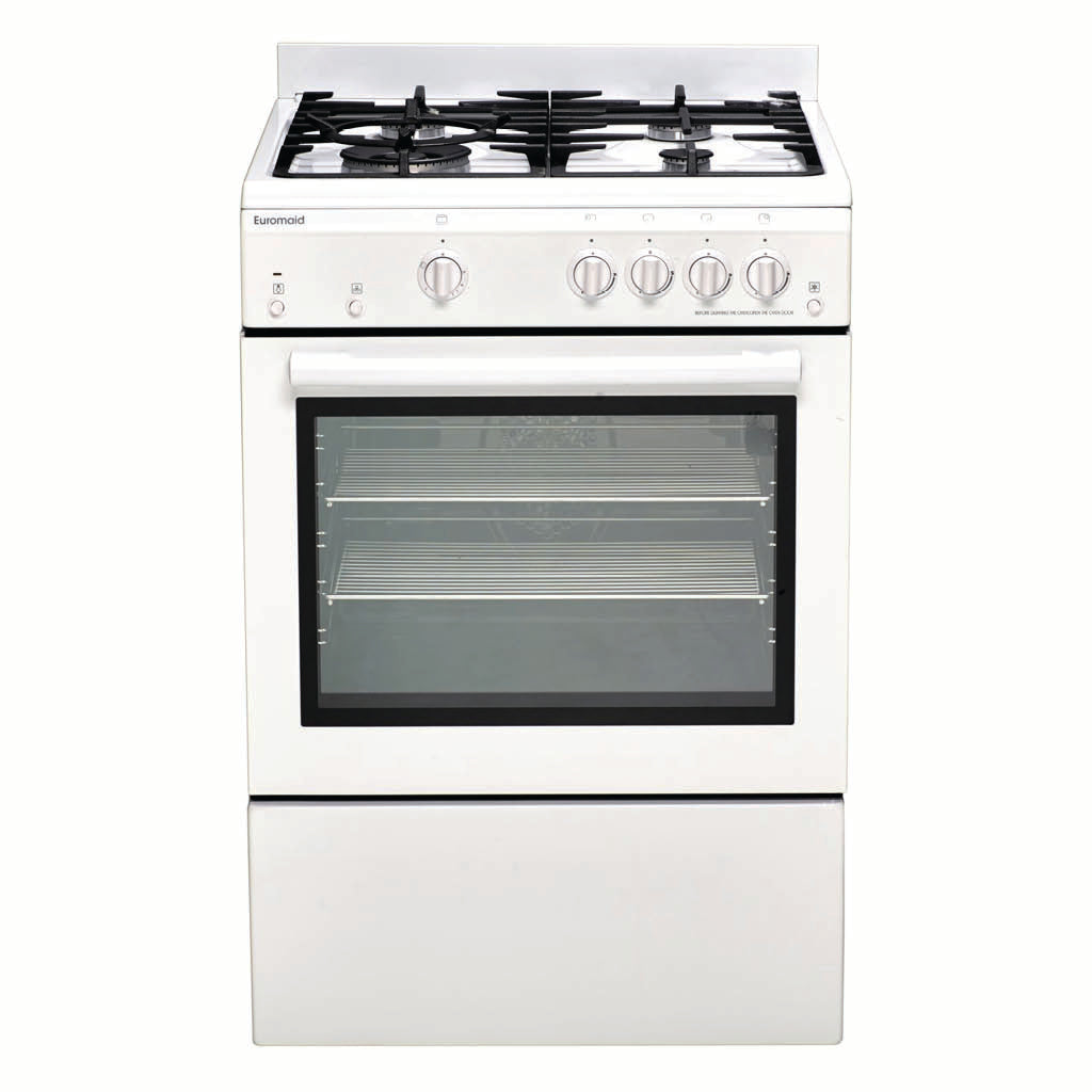 Euromaid GEGFW60 60cm Freestanding Natural Gas Stove